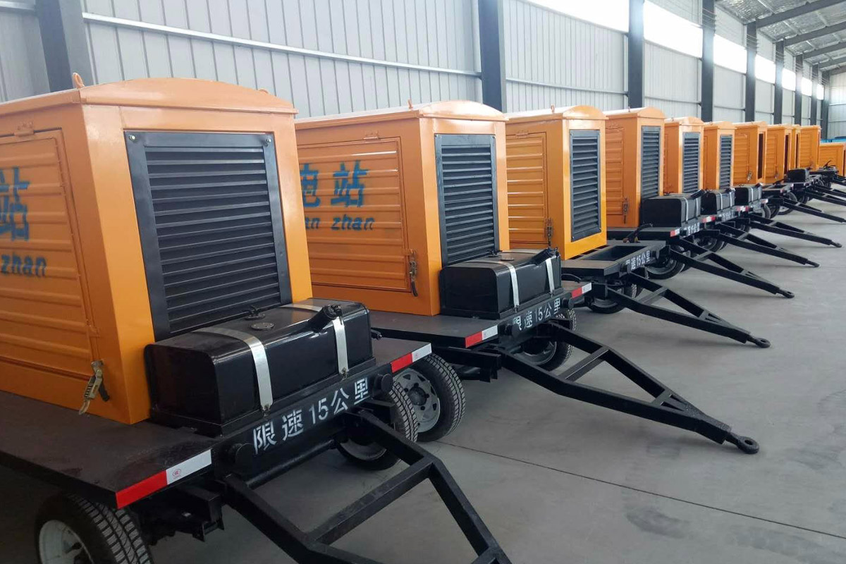 江孜发电机租赁施工现场